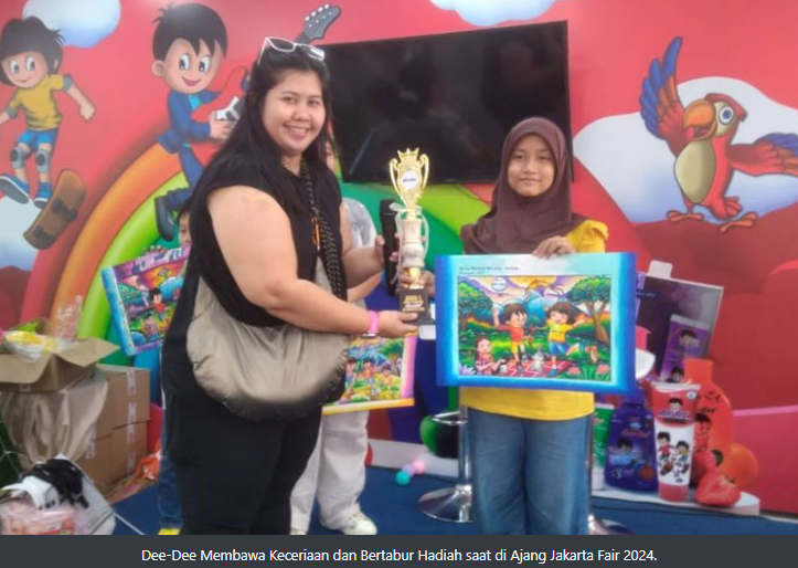 Dee-Dee Hadirkan Keceriaan dan Bertabur Hadiah di Ajang Jakarta Fair 2024