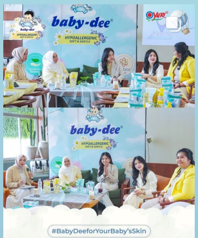 Serunya para mom di gathering moominfluencer Yuri Baby-dee: Solusi Perawatan Kulit Bayi yang Aman dan Terpercaya